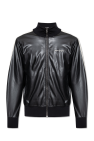 Palm Angels BLACK Jacket with logo