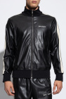 Palm Angels BLACK Jacket with logo