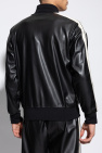 Palm Angels BLACK Jacket with logo