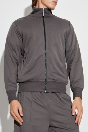 Palm Angels Sweatshirt with a stand-up collar