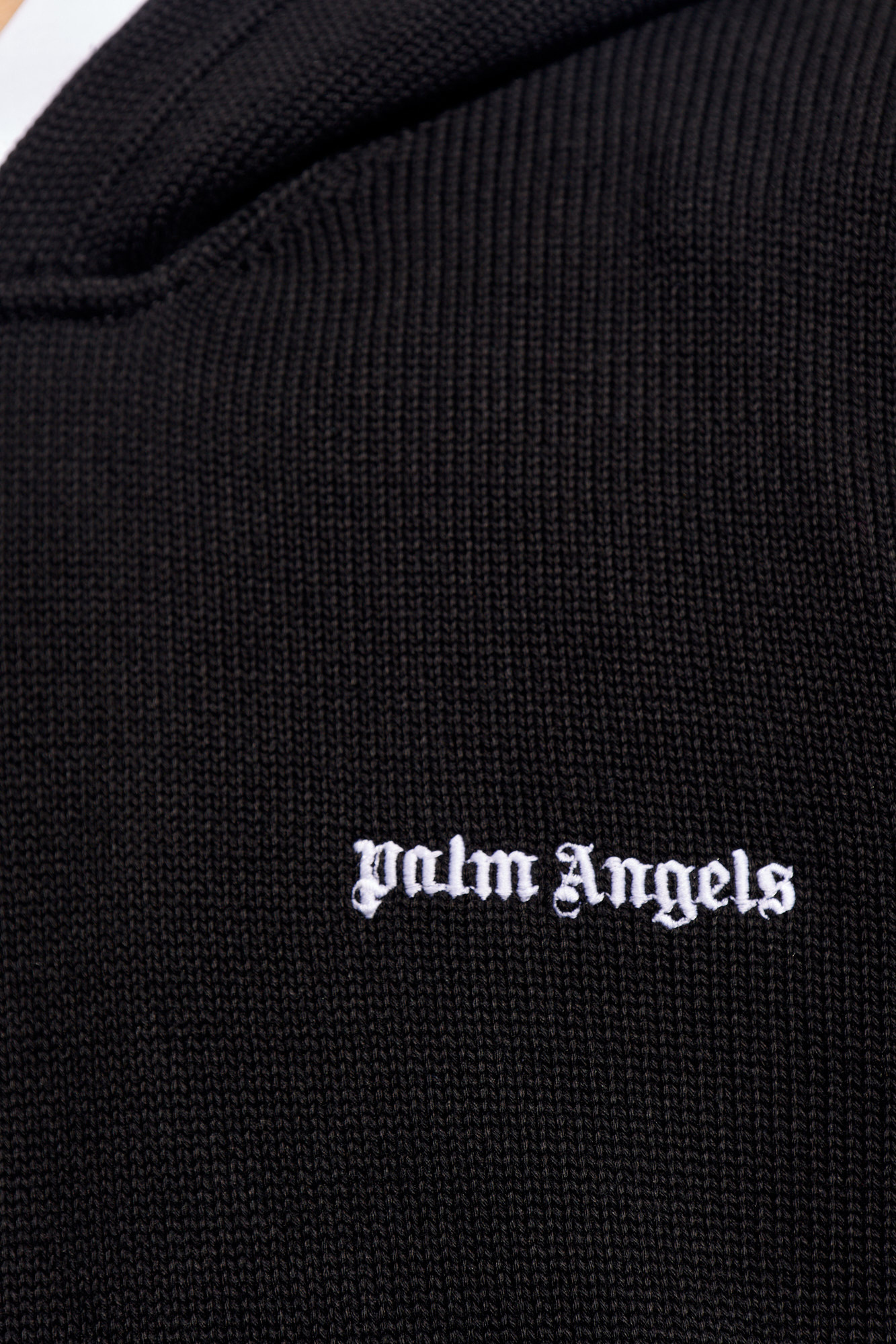 Palm Angels Knit hoodie with logo