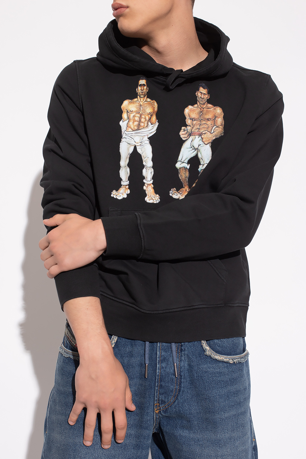Black 'PR-S-GINN' hoodie Diesel - Vitkac France