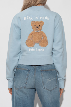 Palm Angels Sweatshirt mit charakteristischem Bären-Motiv