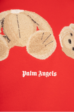 Palm Angels Teddy-patch crew-neck T-shirt