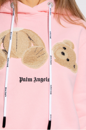 Palm Angels BornxRaised embroidered logo relaxed-fit hoodie