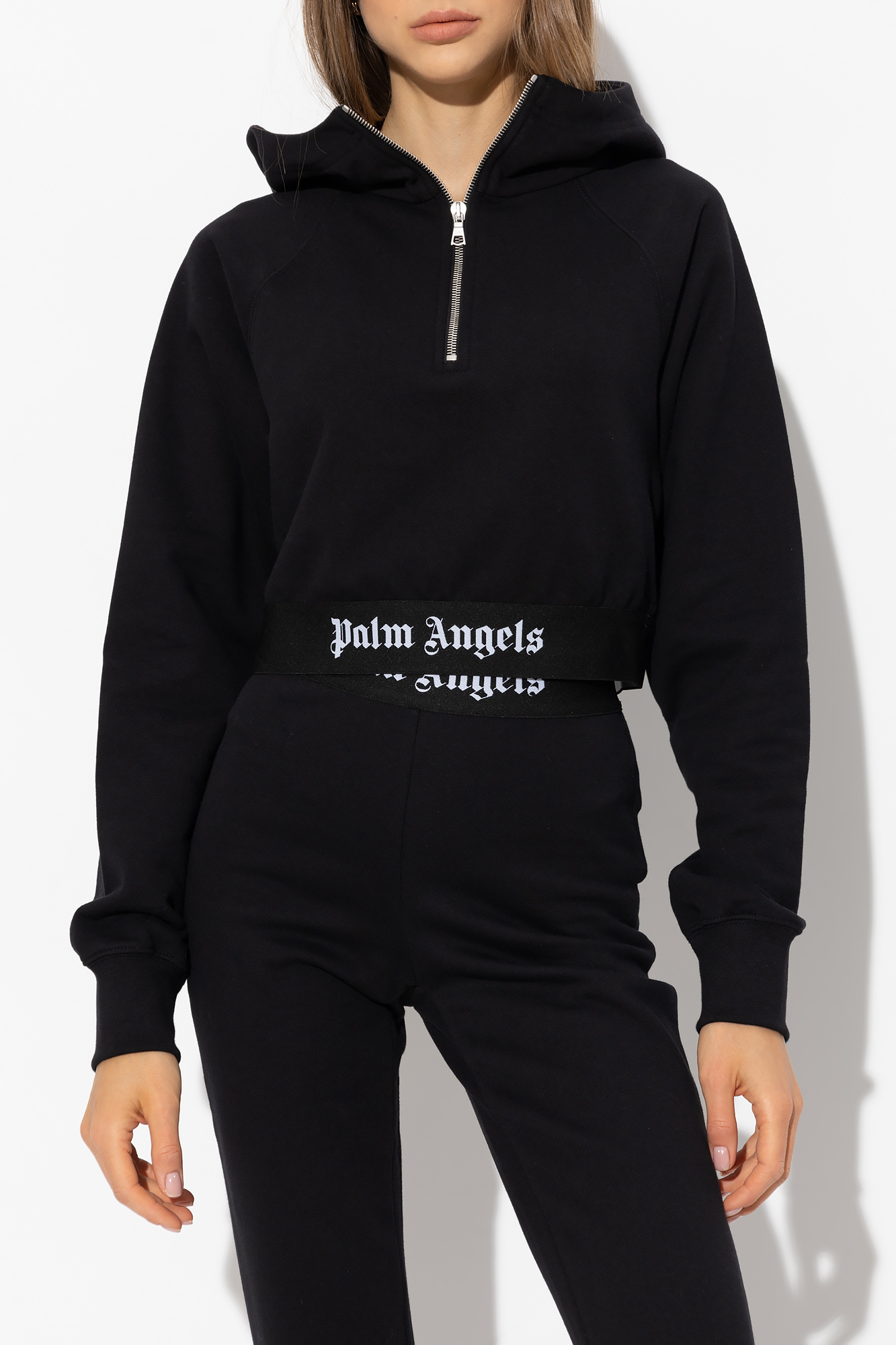 Palm Angels Cropped hoodie