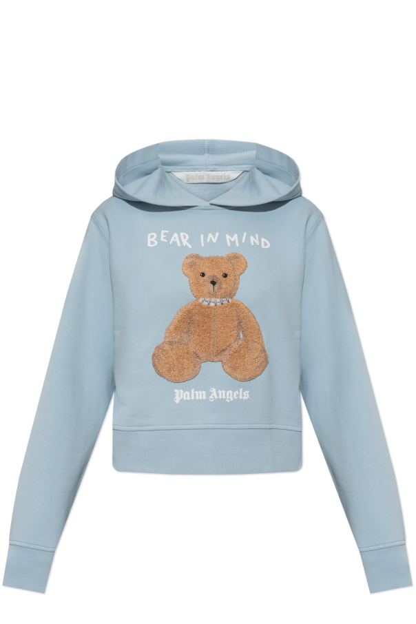 Sweatshirt with a characteristic teddy bear motif od Palm Angels