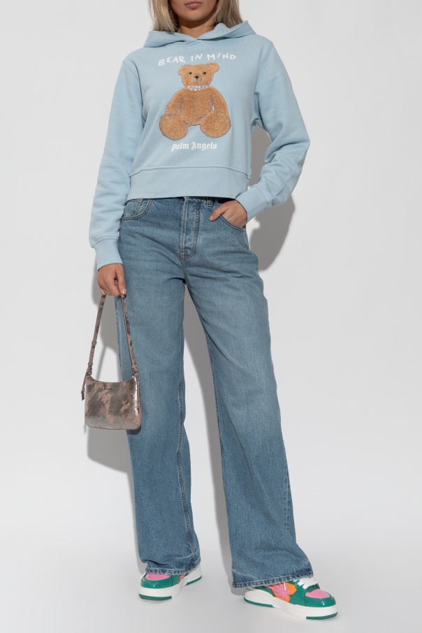 Palm Angels Sweatshirt with a characteristic teddy bear motif