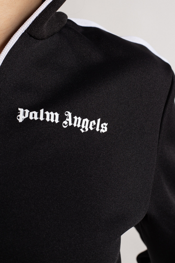 PALM ANGELS, Oth Logo Hoodie, Men, Blk/White 1001