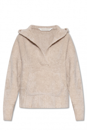 Acne Studios Sweatshirt mit Logo-Kragen Nude