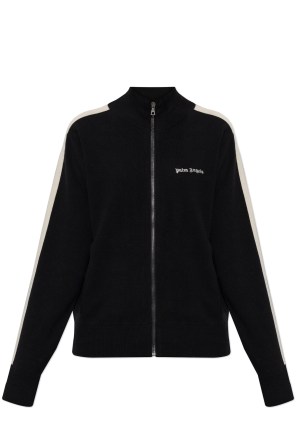 Cárdigan con logotipo bordado