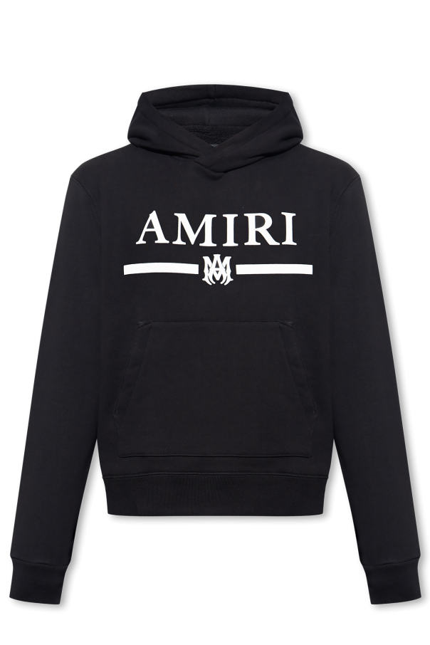 Amiri logo-print zipped sweatshirt Blau