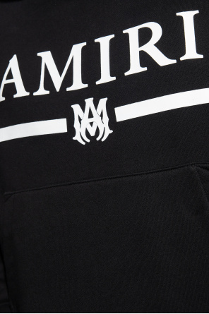 Amiri logo-print zipped sweatshirt Blau