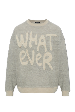 Cotton sweatshirt with crew neck
