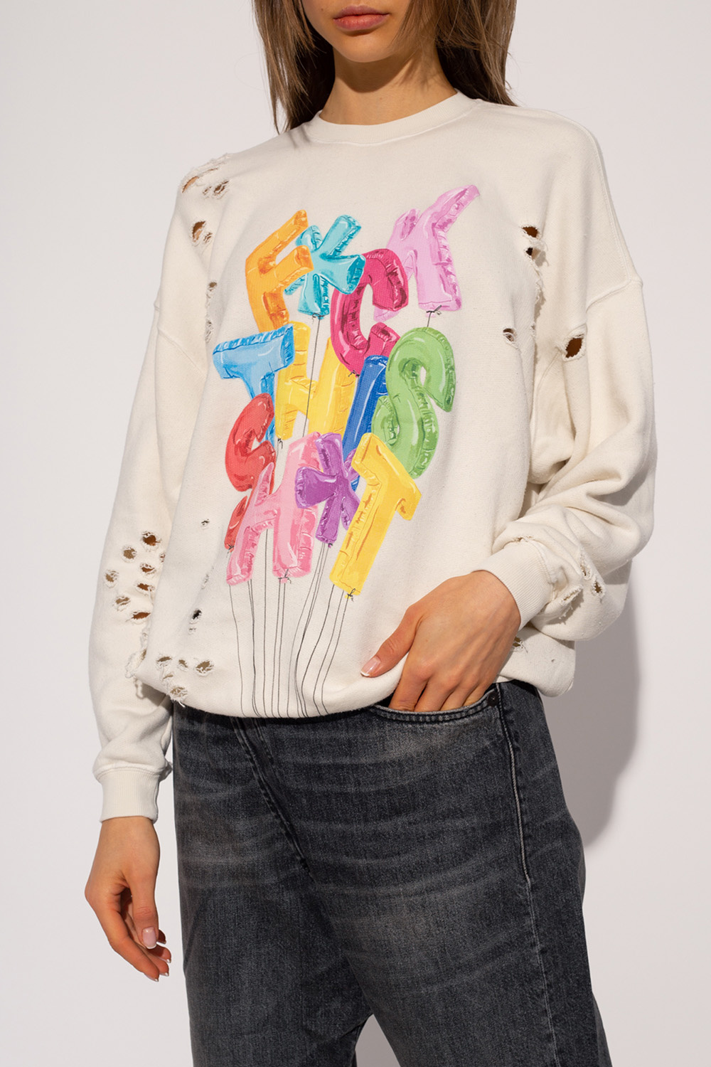 R13 Printed sweatshirt