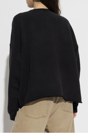 R13 'Oversize' sweatshirt with a 'vintage' effect