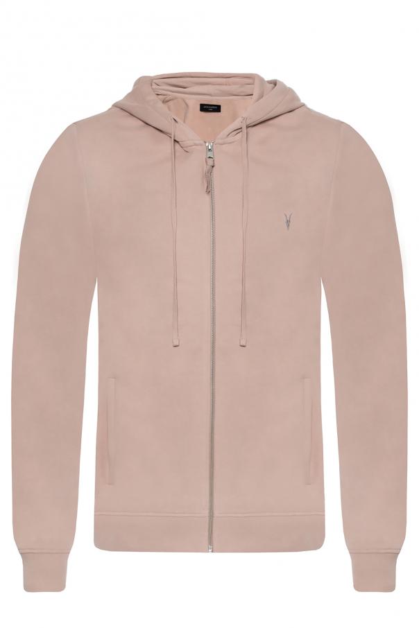 all saints pink hoodie