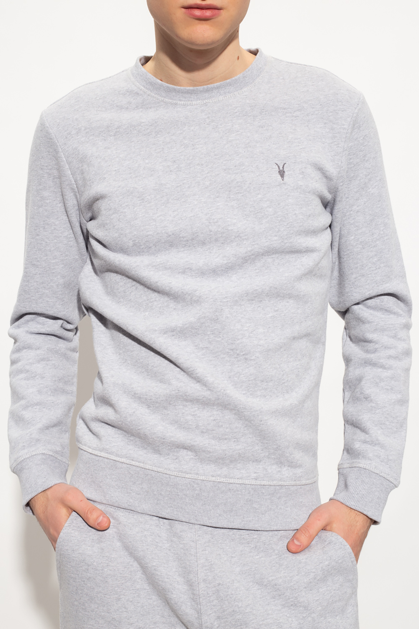 AllSaints ‘Raven’ sweatshirt with logo