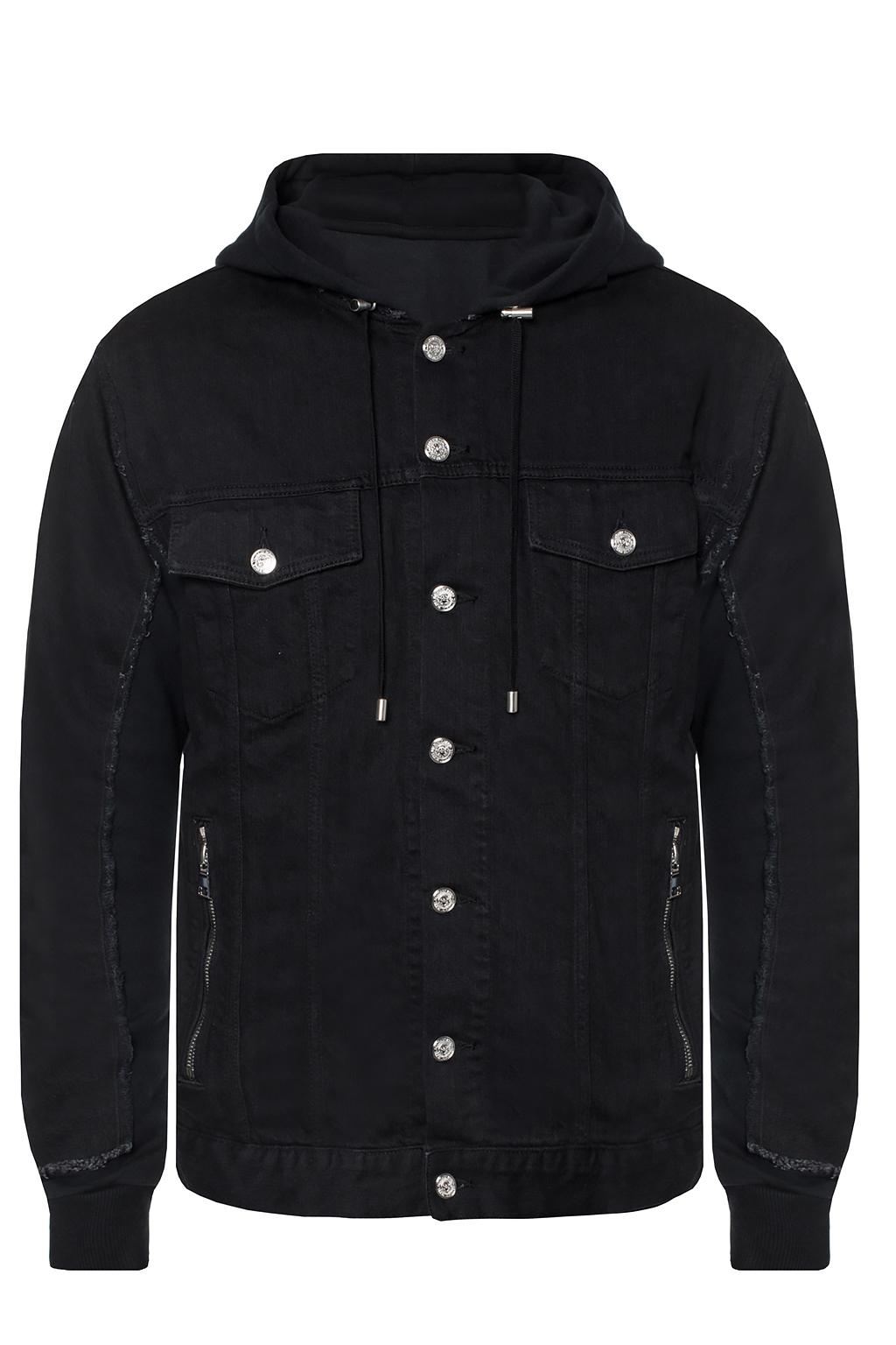 Hooded jacket with sweatshirt effect Balmain - Vitkac France