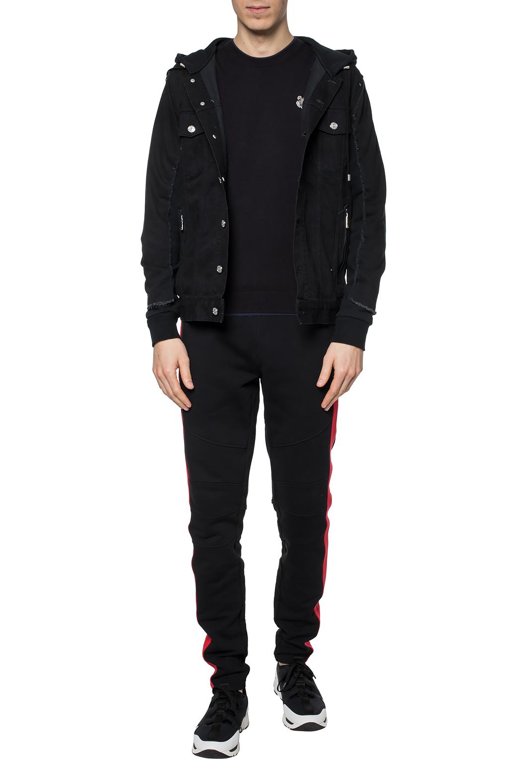 Hooded jacket with sweatshirt effect Balmain - Vitkac France