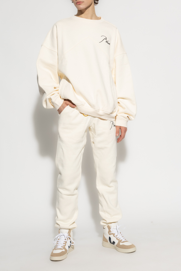 Rhude Polyester micropile Round collar on jacket