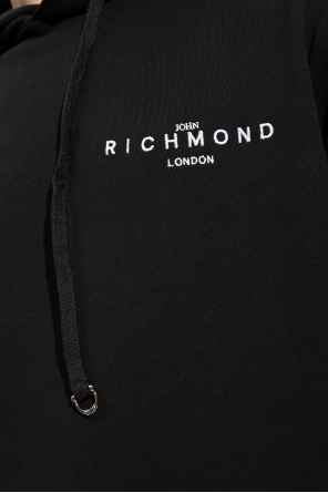 John Richmond Logo-embroidered hoodie