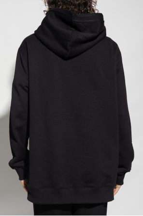 Lanvin pouch hoodie with logo