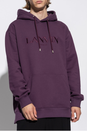 Lanvin logo-patch jacket Nero