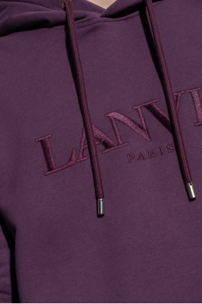 Lanvin logo-patch jacket Nero