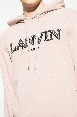 Lanvin GCDS Wool Blend Sweater With Contrasting Logo Detail