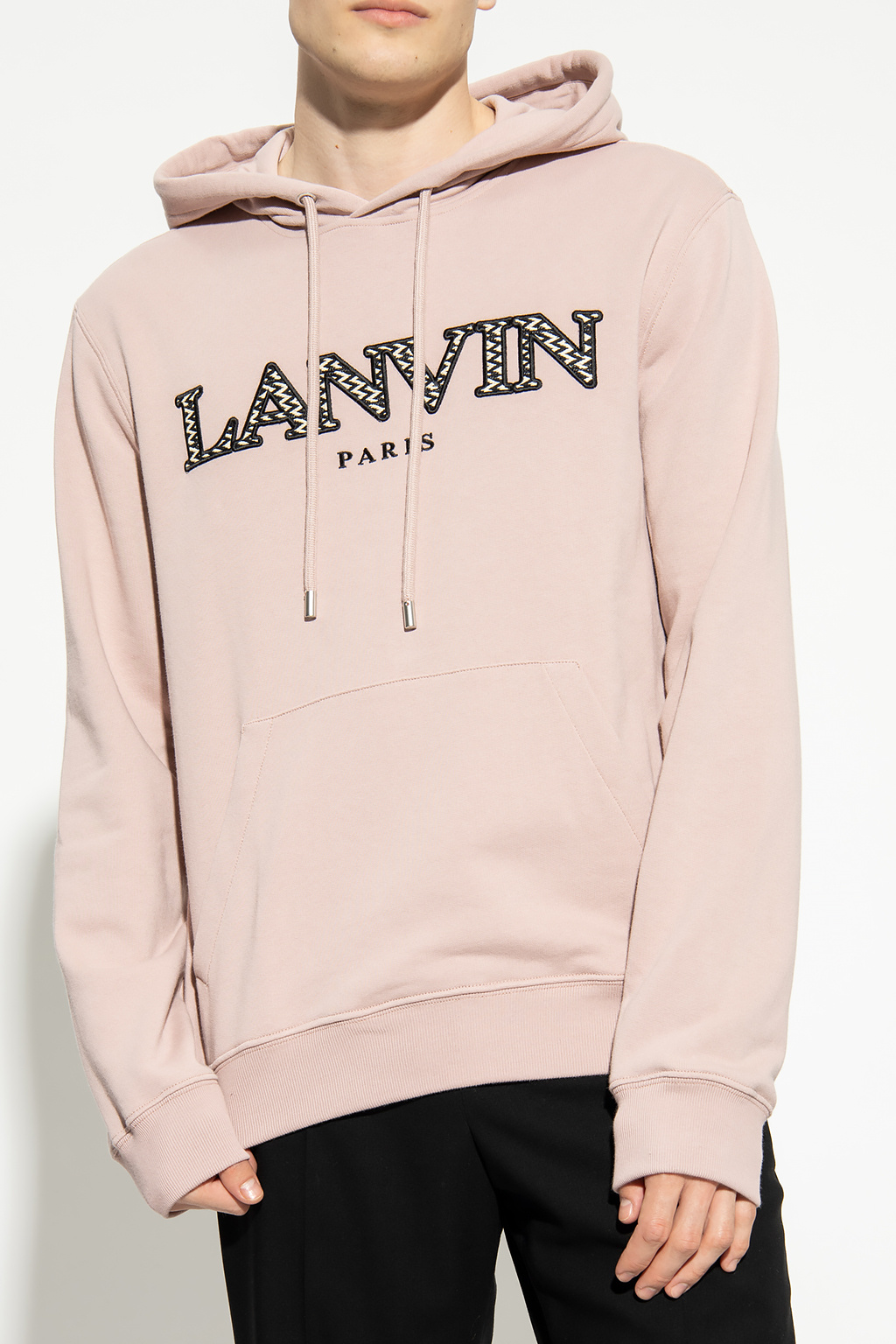 Lanvin Alpha Industries logo patch rib-trimmed Jacketie