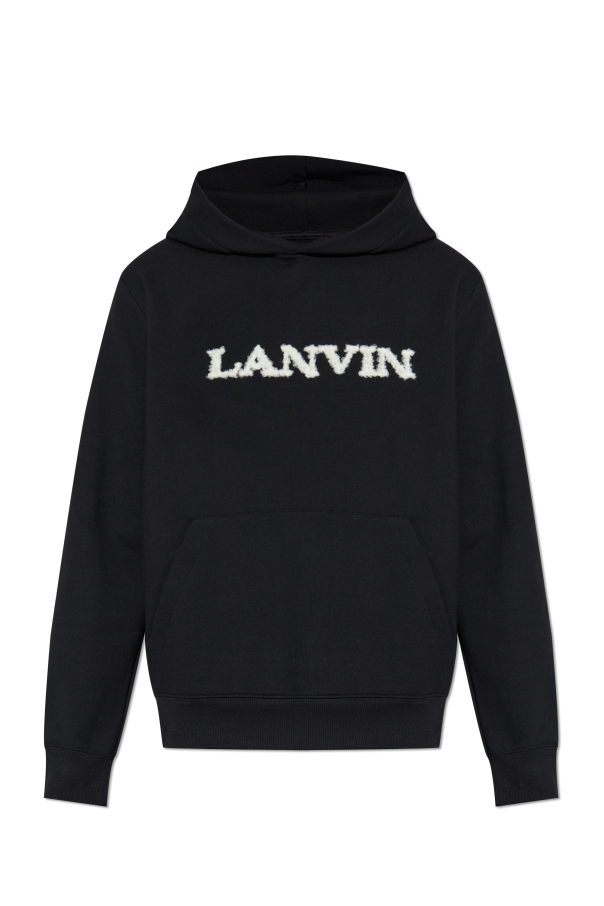 Sweatshirt with a logo featuring a special texture, zdjęcie 1 Sweatshirt with a logo featuring a special texture od Lanvin