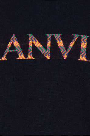 Lanvin Sweter z logo
