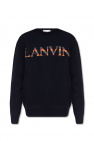 Lanvin Short Sleeve Crew Neck T-shirt With Embroidery