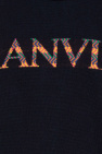 Lanvin Short Sleeve Crew Neck T-shirt With Embroidery