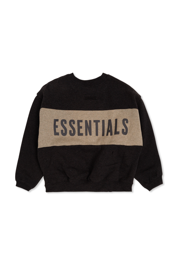 Fear Of God Essentials Kids Bawełniana bluza z nadrukiem