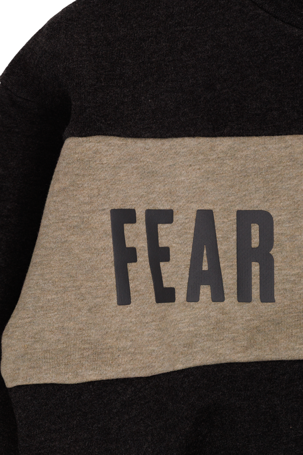 Fear Of God Essentials Kids Bawełniana bluza z nadrukiem