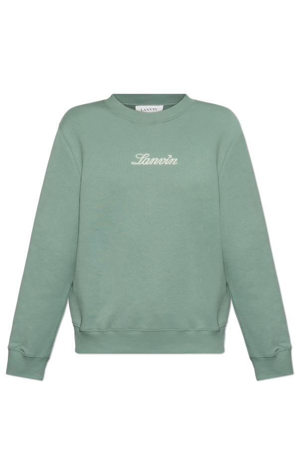 Lanvin Sweatshirt mit gesticktem Logo