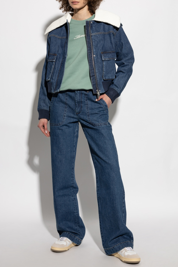 Lanvin Sweatshirt mit gesticktem Logo