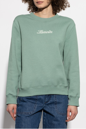 Lanvin Sweatshirt mit gesticktem Logo