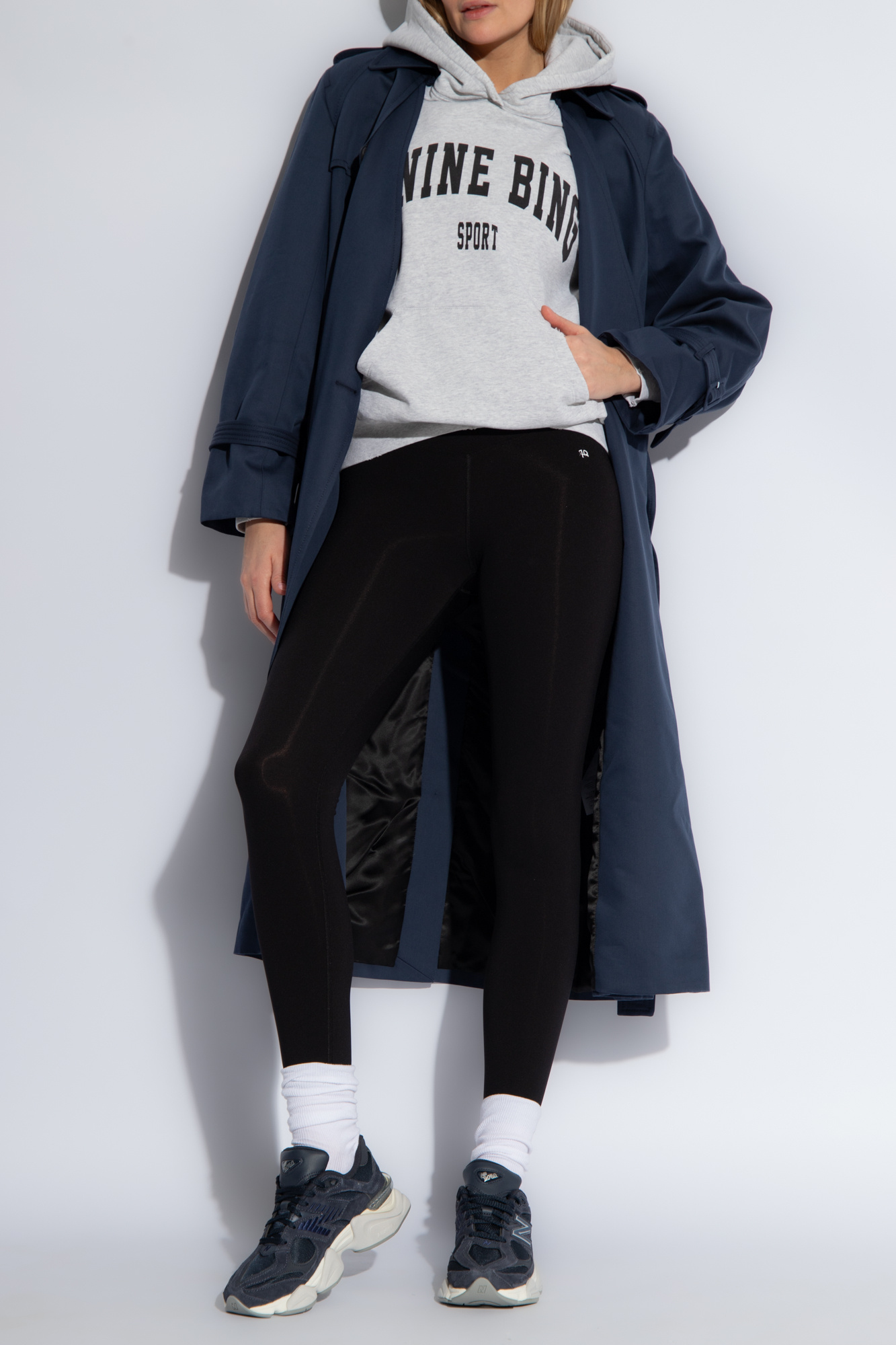 Grey 'Sport' collection 'Harvey' hoodie Anine Bing - Vitkac Canada