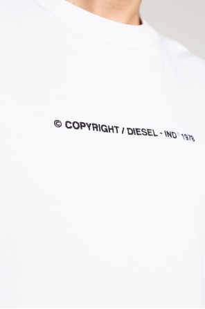 Diesel Branded scollo sweatshirt