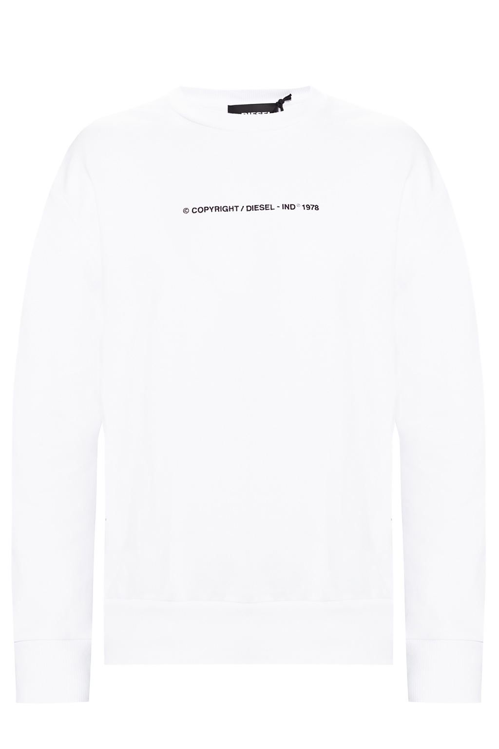 Diesel Kids logo-embroidered sweatshirt - White