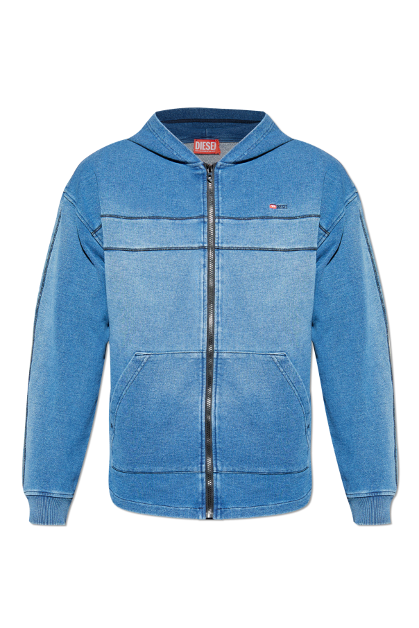 Hoodie "S-BLAXT-HOOD-ZIP-NEW" od Diesel