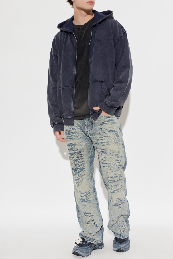Diesel Mikina „S-BOXT-HOOD-ZIP-DEN“