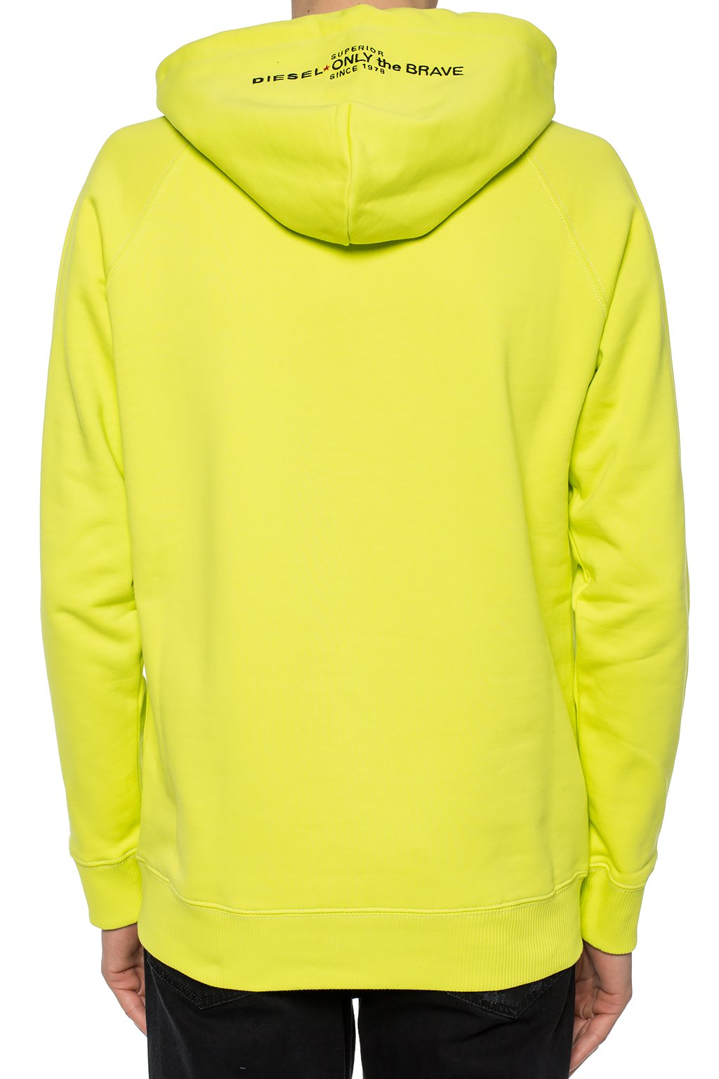 diesel yellow sweatshirt