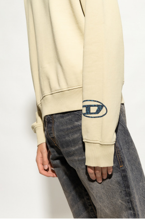 Diesel ‘S-GINN-D-MON’ sweatshirt panelsydd with logo