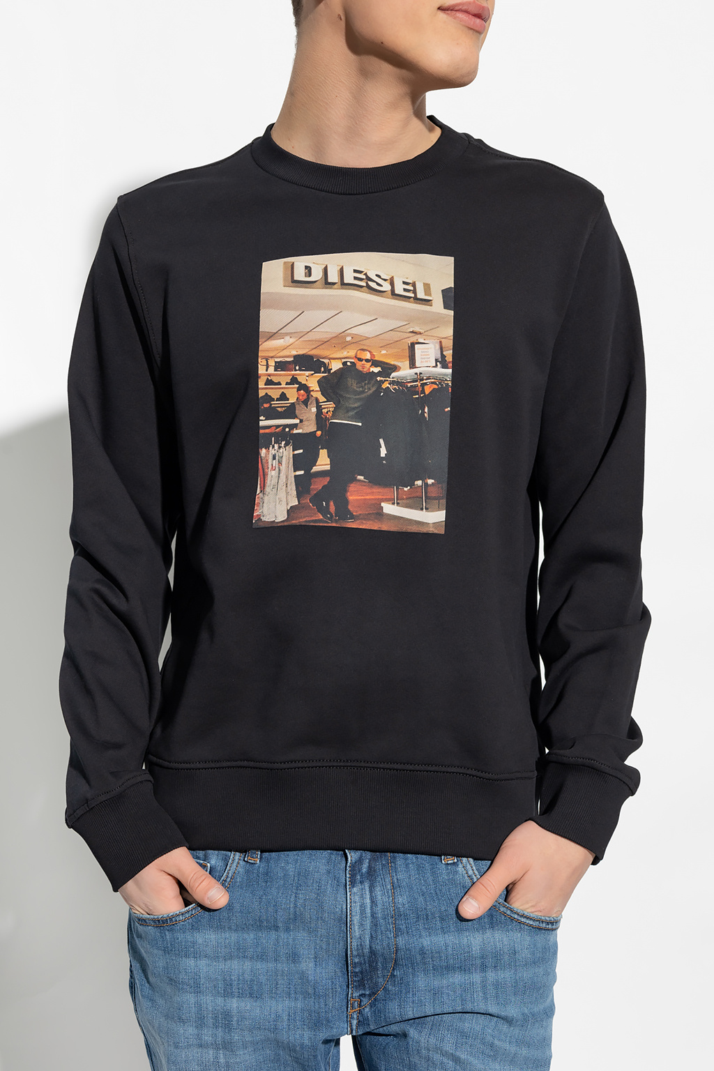 Black 'S-GINN-G2' printed sweatshirt Diesel - Vitkac Canada