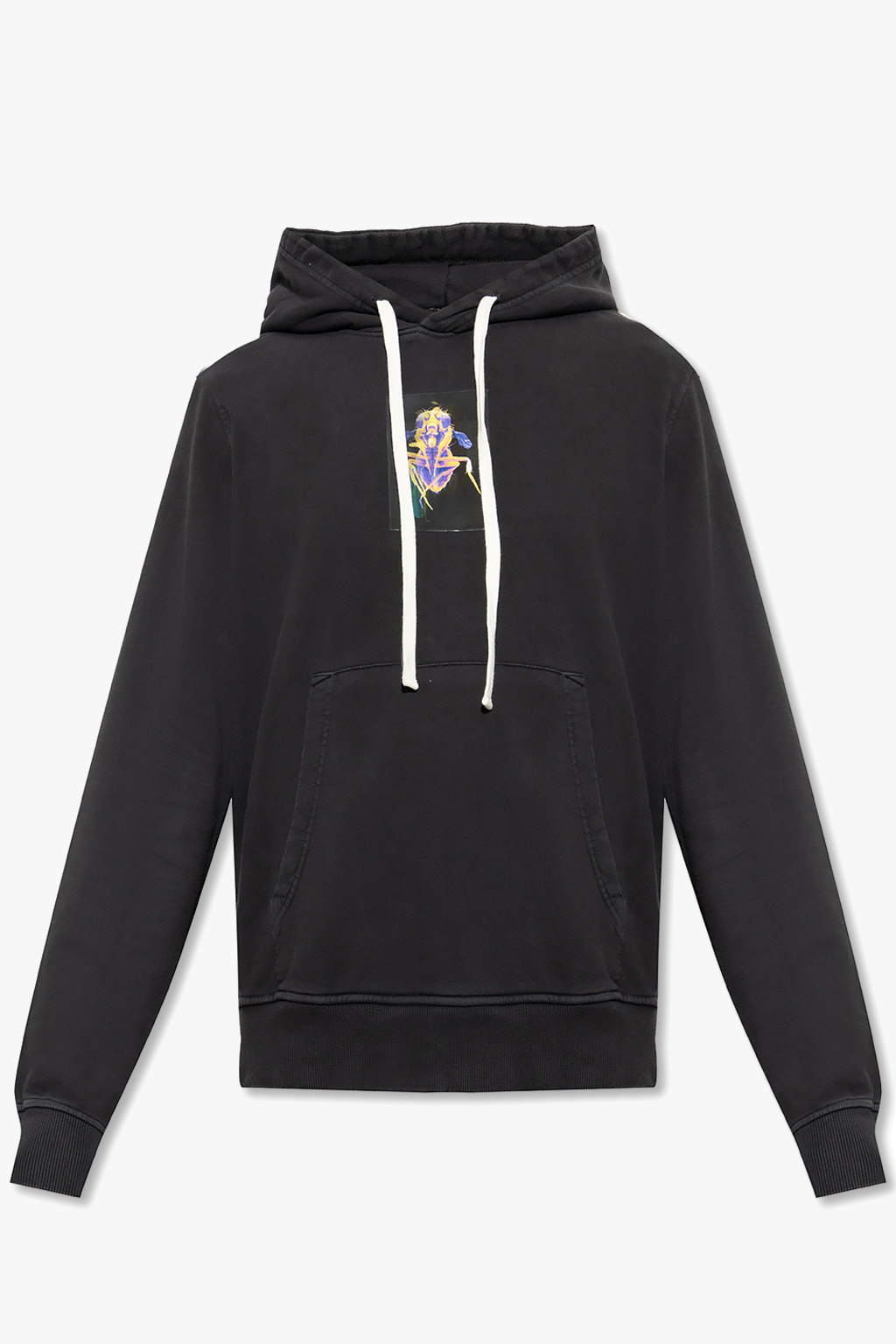 Jack Wills Womens Varsity Hoodie - Black - 14 (L) : : Fashion