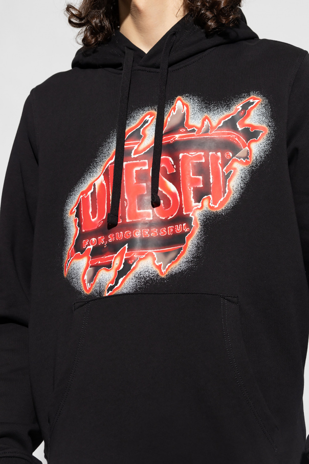 Black 'S-GINN-HOOD-E8' hoodie Diesel - Vitkac Germany